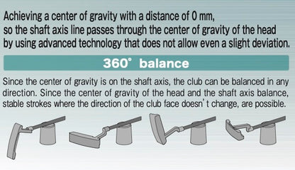 AXEL CENTER OF GRAVITY DISTANCE ZERO Putter 34