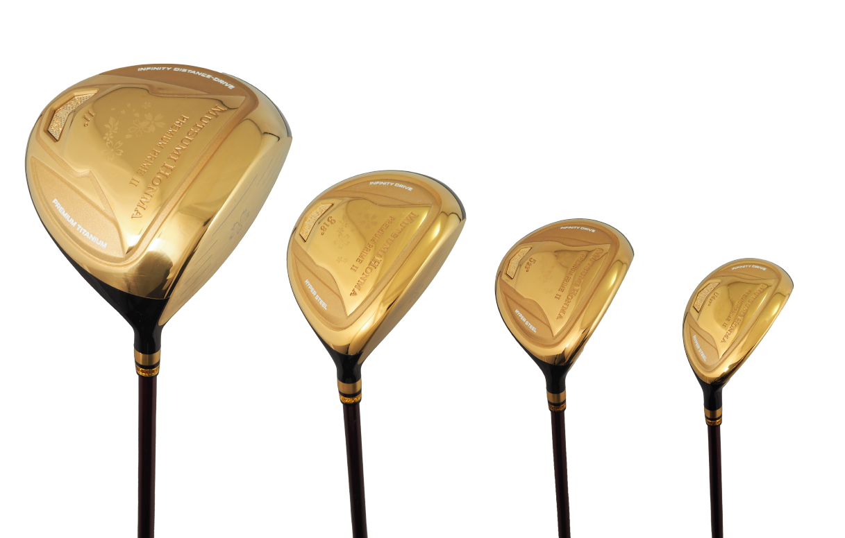 MUTSUMI HONMA Ladies Packaged Golf Set Premium Red