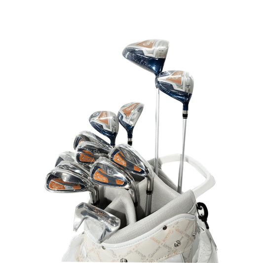QUINCY E7 LADIES Packaged Golf Set NAVY/YELLOW